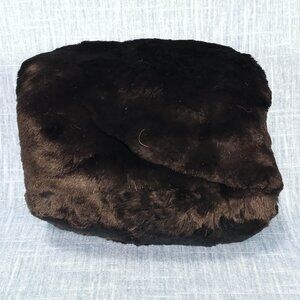 1940's Black Sheared Beaver Fur Muff